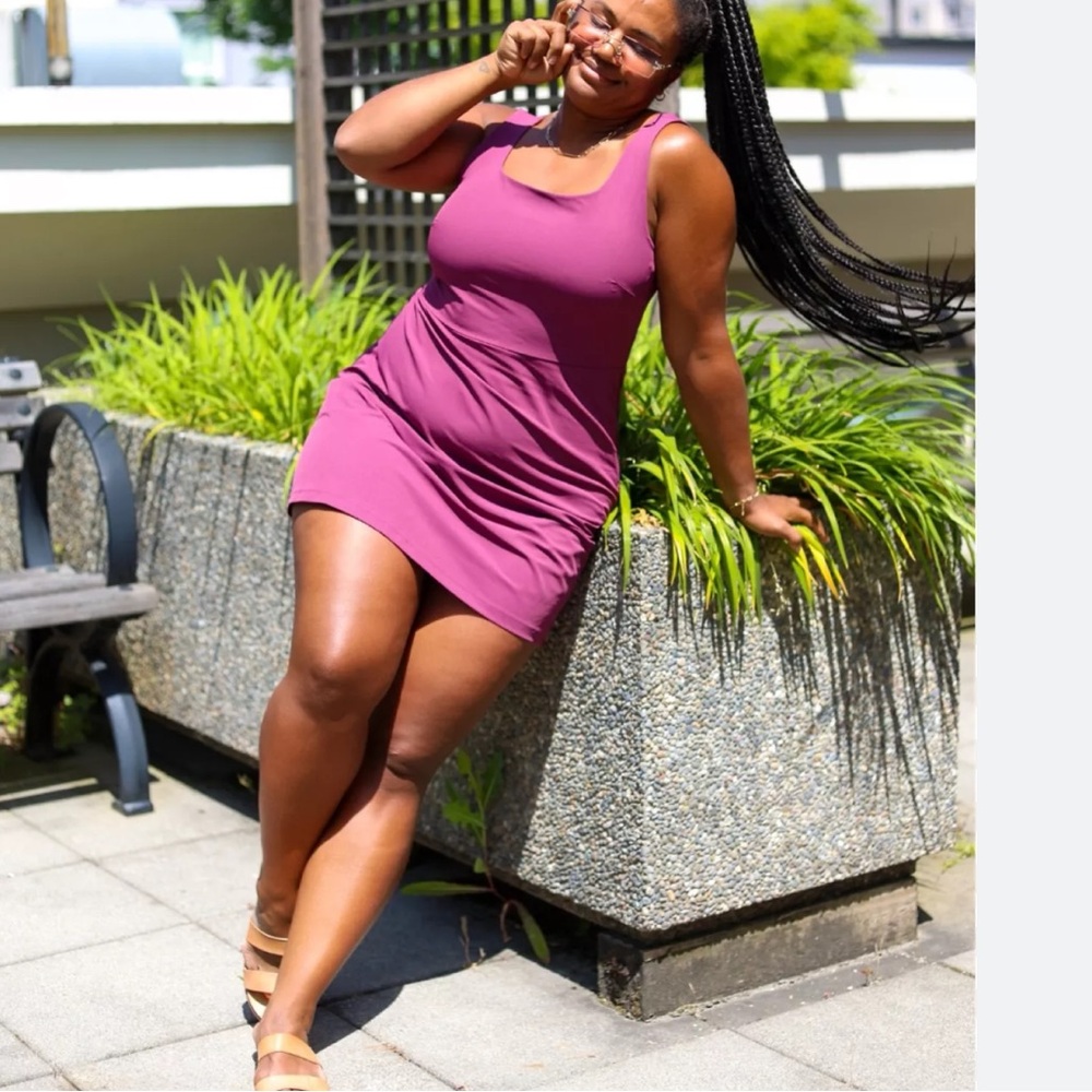 Alder X ROOTS athleisure Dress (forest green color)